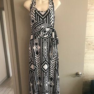 Side tie MAXI dress EUC